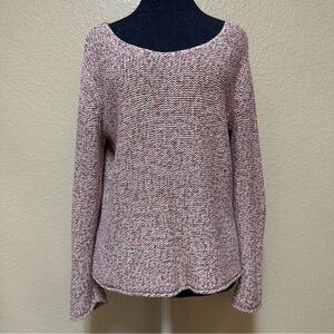 J. Jill Knit Sweater 100% Cotton Siize M Classic Preppy
